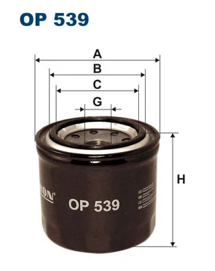 Alyvos filtras FILTRON OP 539