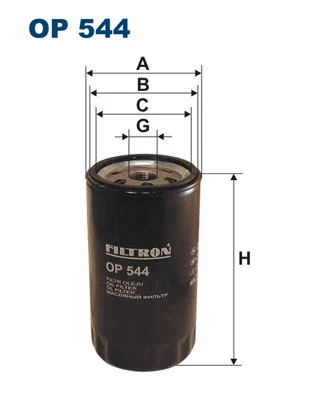 Alyvos filtras FILTRON OP 544