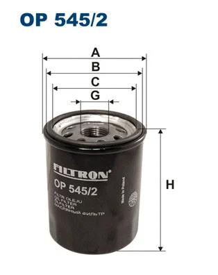 Alyvos filtras FILTRON OP 545/2
