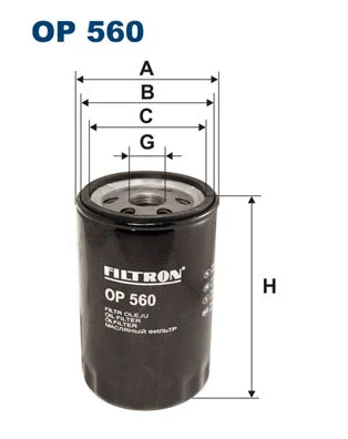 Alyvos filtras FILTRON OP 560