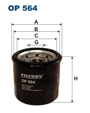 Alyvos filtras FILTRON OP 564