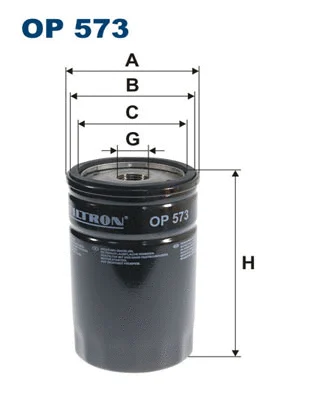 Alyvos filtras FILTRON OP 573