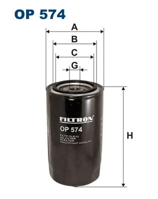 Alyvos filtras FILTRON OP 574