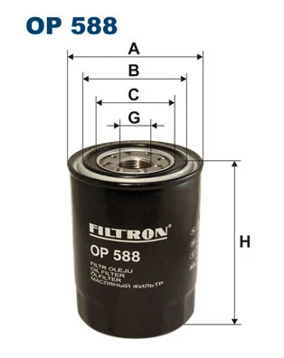 Alyvos filtras FILTRON OP 588
