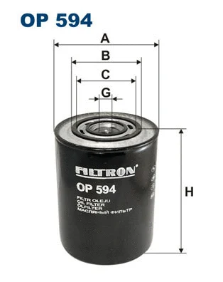 Alyvos filtras FILTRON OP 594