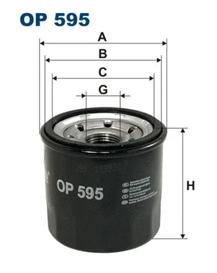 Alyvos filtras FILTRON OP 595