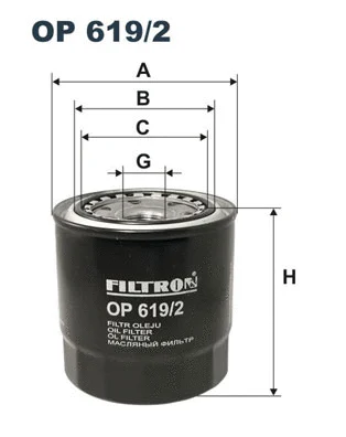 Alyvos filtras FILTRON OP 619/2