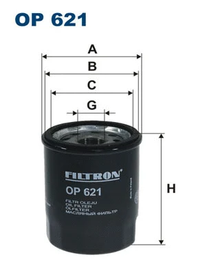 Alyvos filtras FILTRON OP 621