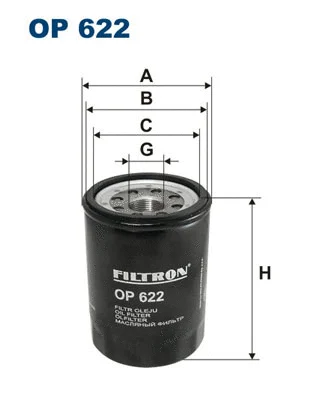 Alyvos filtras FILTRON OP 622