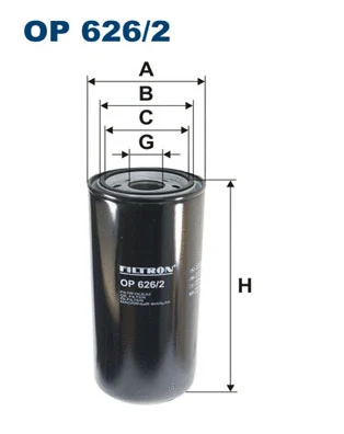 Alyvos filtras FILTRON OP 626/2