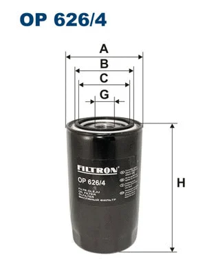 Alyvos filtras FILTRON OP 626/4