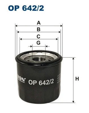 Alyvos filtras FILTRON OP 642/2