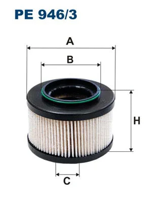 Kuro filtras FILTRON PE 946/3