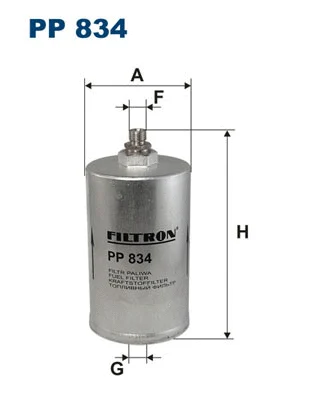 Kuro filtras FILTRON PP 834
