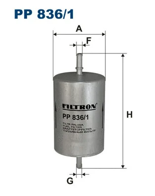Kuro filtras FILTRON PP 836/1