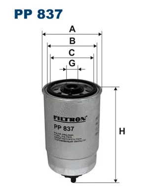 Kuro filtras FILTRON PP 837
