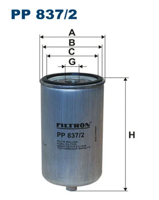 Kuro filtras FILTRON PP 837/2