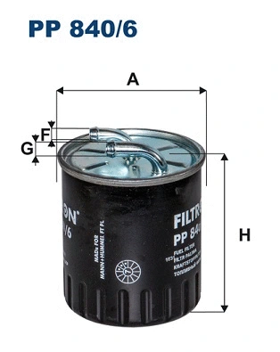 Kuro filtras FILTRON PP 840/6