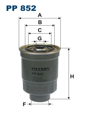 Kuro filtras FILTRON PP 852