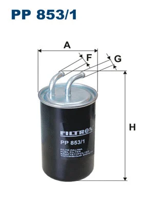 Kuro filtras FILTRON PP 853/1