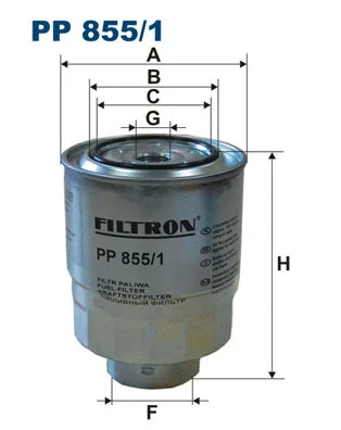 Kuro filtras FILTRON PP 855/1