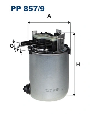 Kuro filtras FILTRON PP 857/9