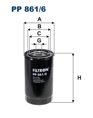 Kuro filtras FILTRON PP 861/6