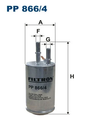 Kuro filtras FILTRON PP 866/4