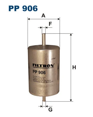 Kuro filtras FILTRON PP 906