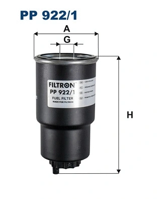 Kuro filtras FILTRON PP 922/1