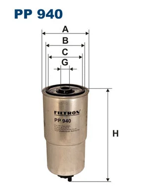 Kuro filtras FILTRON PP 940