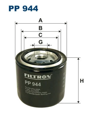 Kuro filtras FILTRON PP 944