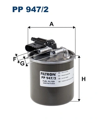 Kuro filtras FILTRON PP 947/2