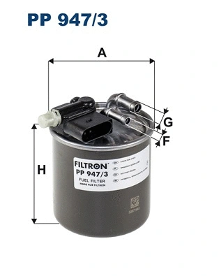 Kuro filtras FILTRON PP 947/3
