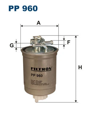 Kuro filtras FILTRON PP 960