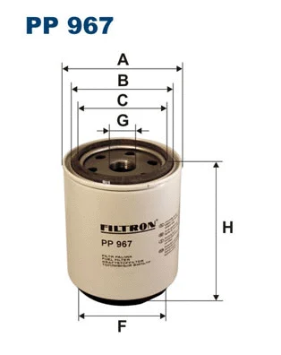 Kuro filtras FILTRON PP 967