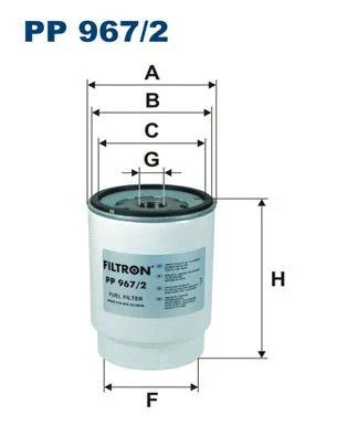 Kuro filtras FILTRON PP 967/2