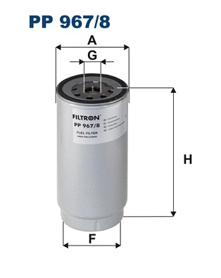Kuro filtras FILTRON PP 967/8