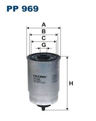Kuro filtras FILTRON PP 969