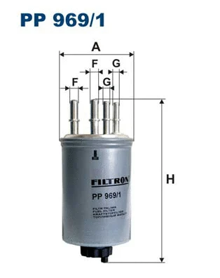 Kuro filtras FILTRON PP 969/1