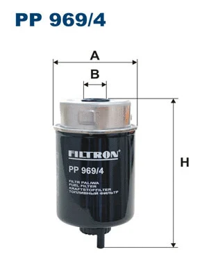 Kuro filtras FILTRON PP 969/4
