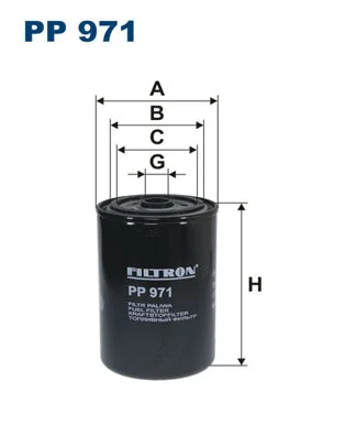 Kuro filtras FILTRON PP 971