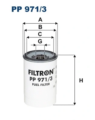 Kuro filtras FILTRON PP 971/3