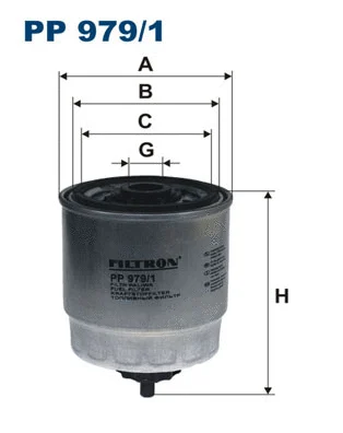Kuro filtras FILTRON PP 979/1