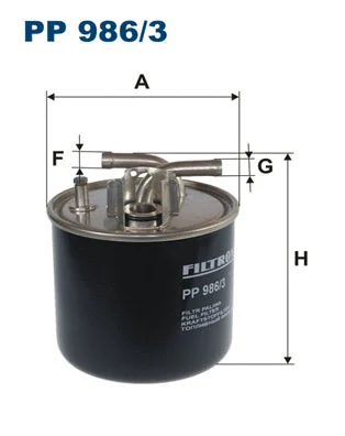 Kuro filtras FILTRON PP 986/3