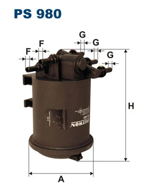 Kuro filtras FILTRON PS 980