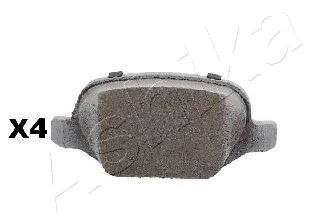 Diskinių stabdžių trinkelių rinkinys ASHIKA 51-00-00003