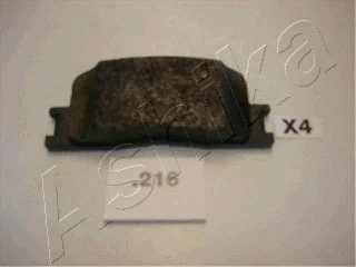 Diskinių stabdžių trinkelių rinkinys ASHIKA 51-02-216
