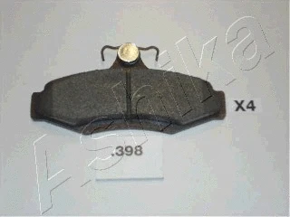 Diskinių stabdžių trinkelių rinkinys ASHIKA 51-03-398