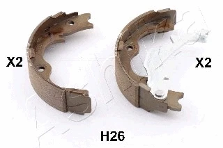 Rankinio stabdžio trinkelių komplektas ASHIKA 55-0H-H26